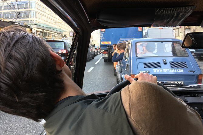Self-Drive Tour: Communist Warsaw by Retro Fiat "Toddler" - What Came Before the Modern National Stadium and the Różycki Bazaar’s Shift