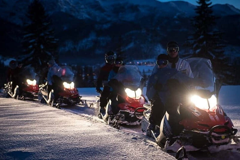 Snowmobile Ride with Zakopane and Hot Springs Combo Options - The one-hour snowmobile ride: excitement, twists, and safety cues