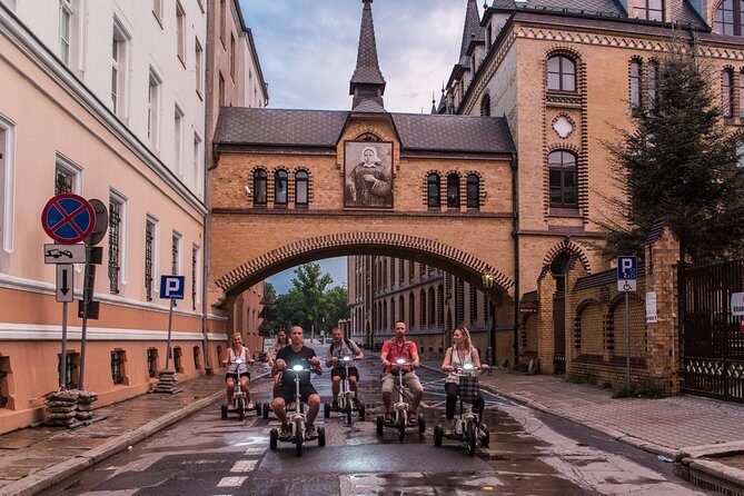 The Classic E-Scooter (3 wheeler) Tour of Wroclaw - everyday tour at 6:00 pm - City Hall orientation and Wrocław history you can picture