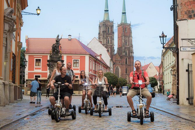 The Grand E-Scooter (3 wheeler) Tour of Wroclaw - everyday tour at 9:30 am - Price and value: what $51.82 really covers