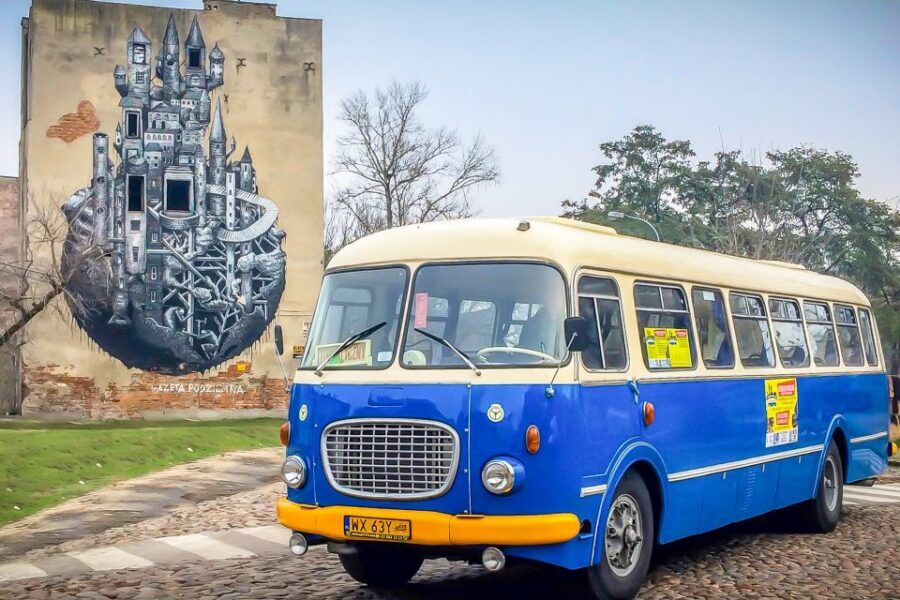 Warsaw: 2.5-Hour Dark Side - Praga District by a Retro Bus - The live guide is the main event (Max, Konrad, and more)