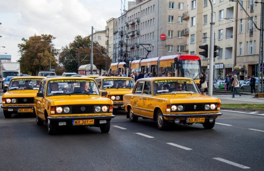 Warsaw Communism Private Tour in a Retro Fiat - Constitution Square’s working-class architecture: where everyday life showed up