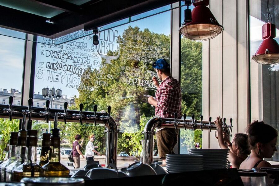 Warsaw: Guided Craft Beer Tour with a Friendly Guide - Stop Three: finishing strong with multiple styles and a local pace