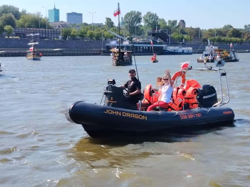 Warsaw: High-Speed Vistula River RIB Boat Adventure - Where you go along the Vistula: what each stop adds