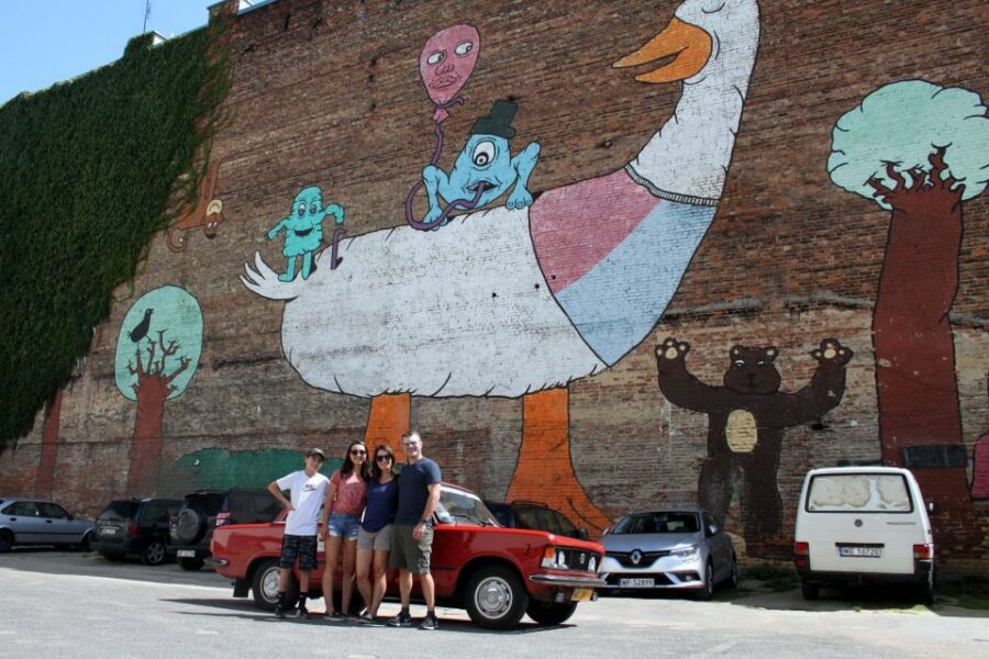Warsaw: Historic Private Tour in Retro Fiat - Seeing the Jewish ghetto remains without turning it into a checklist