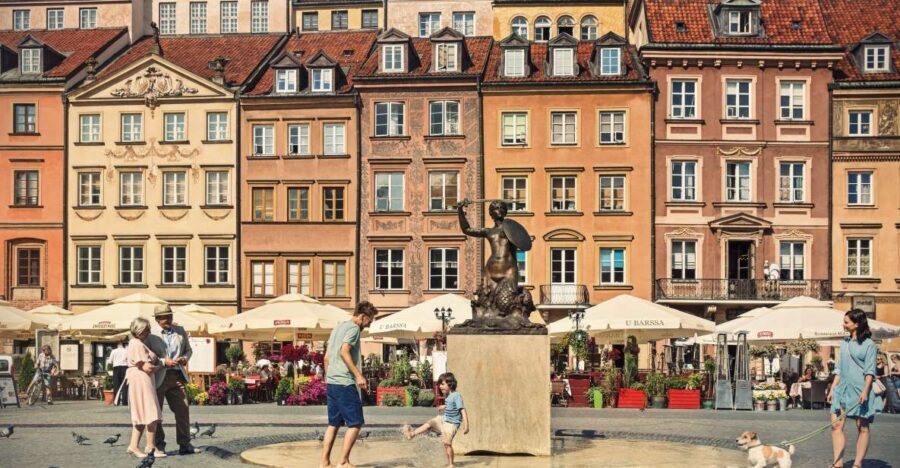 Warsaw: Old and New Town Private Walking Tour - Old Town Square, tenement houses, and the Warsaw Mermaid