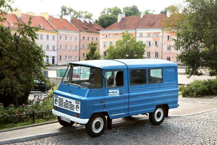 Warsaw: the Best of the City Private Tour by Retro Minibus - How the drive-and-walk schedule keeps you from feeling rushed
