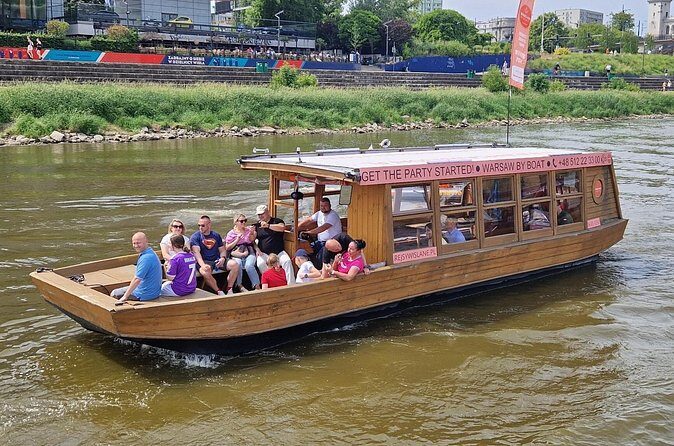 Warsaw Traditional Vessel Cruise Along the Vistula River - Old Town from the Vistula: Royal Castle, walls, Barbican, and more