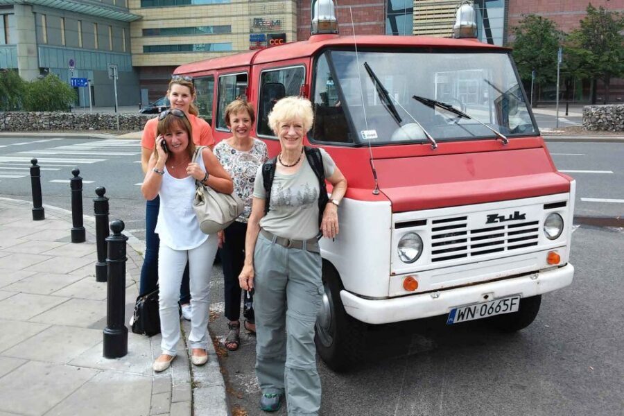 Warsaw: WWII Private Tour by Retro Minibus with Hotel Pickup - Waliców Street Ruins and the Wooden Bridge Over Chłodna