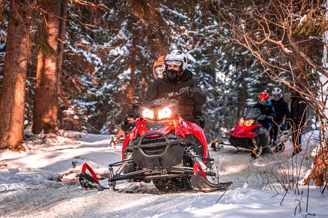Zakopane: 3 hours Snowmobiles Guided Tour with bonfire and meal - Riding Over the Tatra Mountain Terrain: What the Guide-Led Drive Feels Like