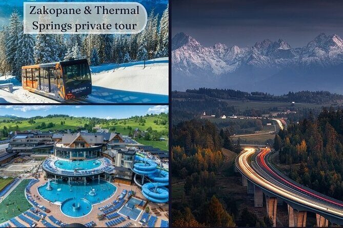 Zakopane Private day trip from Krakow with Hot Springs, cable Car - Gubałówka funicular: the mountain views you can actually get to