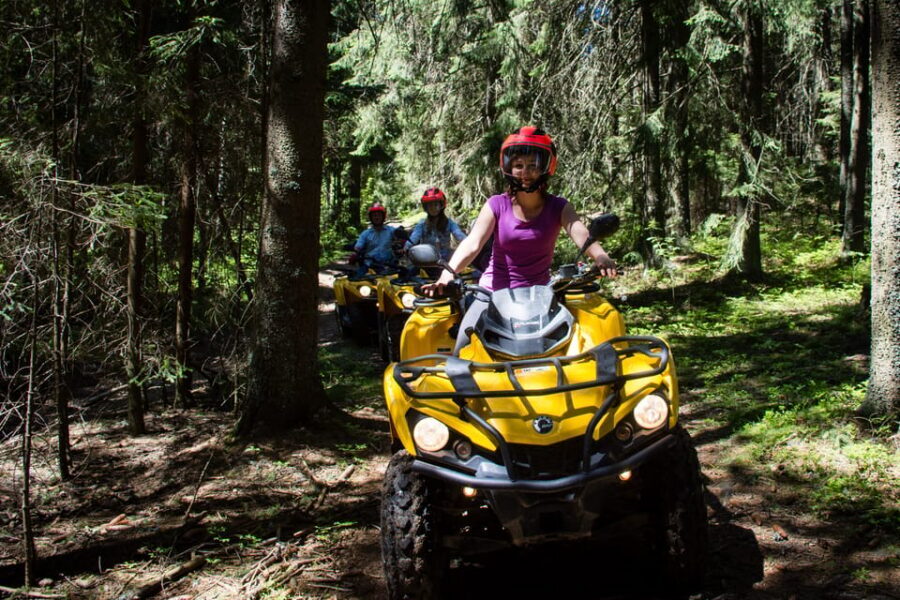 Zakopane: Quad Bike Adventure with Optional Meal - Gubałówka starting point: gear up at the Snowdoo base